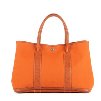 Hermès Pre-owned Womens Garden Party PM Handbag - Orange - One Size