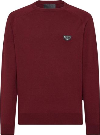 Philipp Plein round-neck sweater - Red