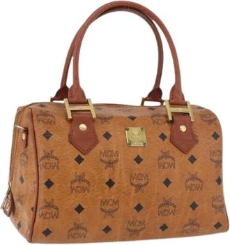MCM Pre-owned Handbags, female, Brown, Size: ONE SIZE Pre-owned Hand Bag