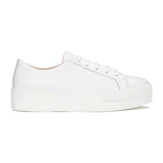 Kazar Schoenen, Dames, Wit, 39 EU, Leer, Dames witte sneakers