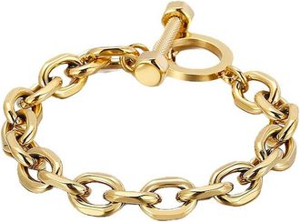 Jean Claude Stainless Steel Toggle Bracelet