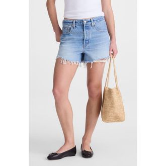 Madewell The Essex Baggy Denim Shorts in Faded Horizon Wash at Nordstrom, Size 30
