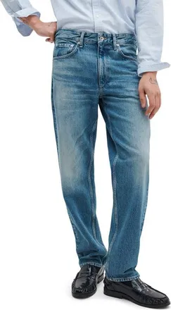 Rag & Bone Fit 4 Authentic Rigid Straight Leg Jeans in Knox at Nordstrom, Size 32 X 32