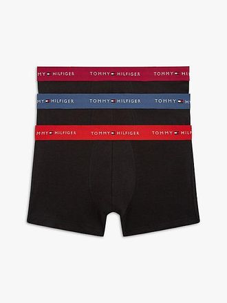 Tommy Hilfiger 3-Pack Signature Repeat Logo Waistband Trunks