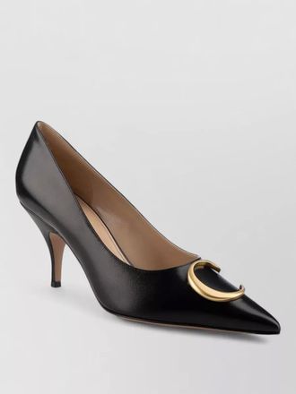 Dior pumps kitten heel pointed toe embellishment