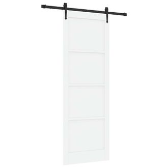 vidaXL Puerta Corredera Orkdal Blanco 83 X 232 Cm Vidaxl