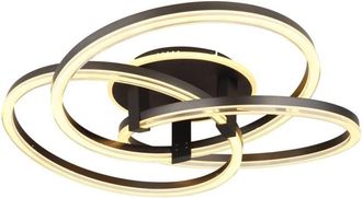 Globo Lighting Globo - Plaf&oacute;n - Tris - Antracita - Metal - &Oslash; 78cm - Led