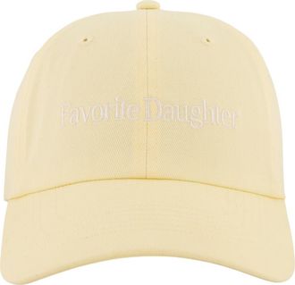 Favorite Daughter Classic Logo Cotton Twill Baseball Cap in Wax Yellow at Nordstrom