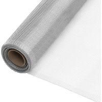 OEM Mosquitera De Aluminio Plateado De 80 X 1000 Cm - Crezuo