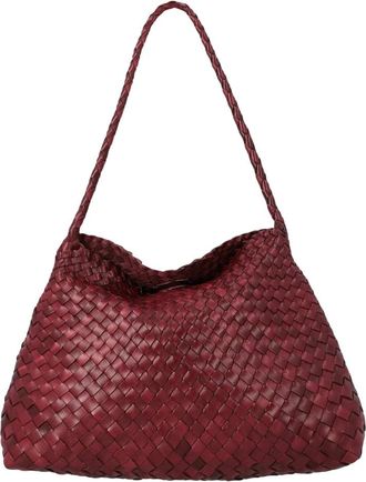 Dragon Diffusion Santa Maria Mini S. Croce Geweven Schoudertas - Dames - Tassen - Rood - Maat: ONE Size Zijde