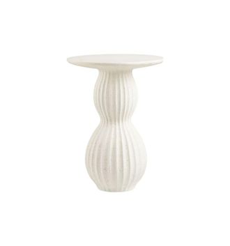 Moloo Mesa auxiliar color piedra en arcilla con fibra &oslash;40 cm