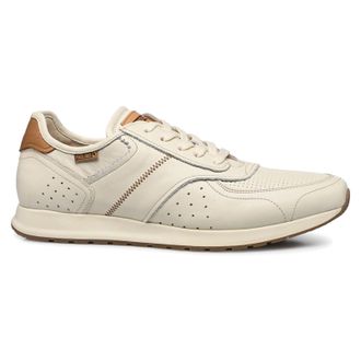 Pikolinos Cambil M5N-6201 Leather Mens Comfort Trainers - Nata - Size:UK 11.5-12