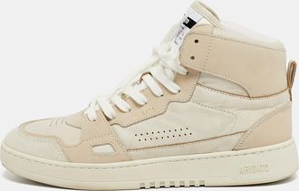 Axel Arigato Beige Nubuck And Leather Dice Sneakers