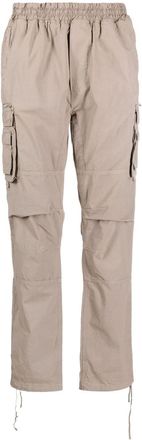 Represent elasticated cargo trousers - men - Cotton/Elastane - L - Neutrals