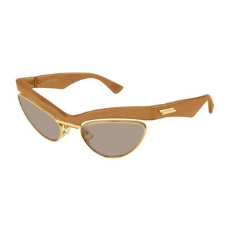 Bottega Veneta Bv1480S Sunglasses - female - Bottega Veneta - Sunglasses - Orange - 59 MM - Accessories