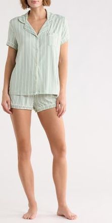 Tart Dixie Stripe Shorts Pajamas in Multi Green Stripes Option at Nordstrom Rack, Size X-Large
