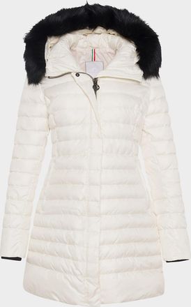 Gorski Down Apres-Ski Jacket with Detachable Toscana Lamb Hood Trim