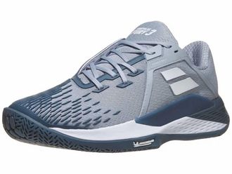 Babolat Mens Propulse Fury 3 Ac Shoes In Grey/white