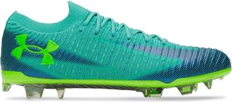 Under Armour Mens Shadow.1 FG Firm Ground Football Boots Green/Turquoise 11 UK