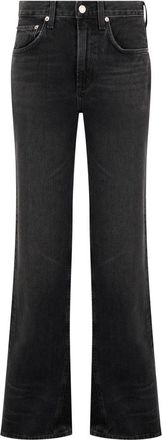 A Gold E Mid Rise Kick Boot - Dames - Bootcut Jeans - Zwart - W27 - Katoen - Jeans