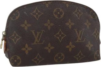 Louis Vuitton Pre-owned Clutches, female, Brown, Size: ONE SIZE Pre-owned Canvas Clutch