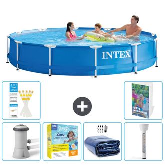 Intex Piscina Con Estructura Redonda - 366x76 Cm - 7-piezas S184