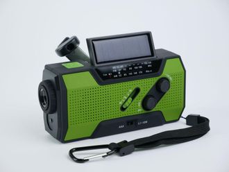 OEM Noodradio Con Bater&iacute;a Incl. Power Bank De 2000 Mah - Radio Port&aacute;til - Radio Port&aacute;til - Noodradio Solar Upwindbaar-groente