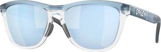 Oakley Frogskins Deep Water Polarized Zonnebril - Heren - Zonnebrillen - Grijs - 55 MM - Accessoires