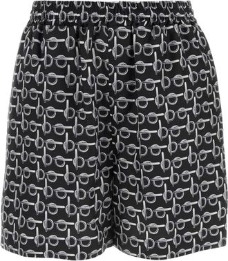 Burberry B Silk Shorts - Dames - Korte Broeken - Veelkleurig - 3XS - Korte Broeken