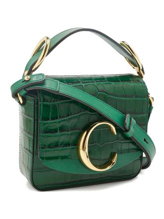Chlo&eacute; mini C tote bag - Green