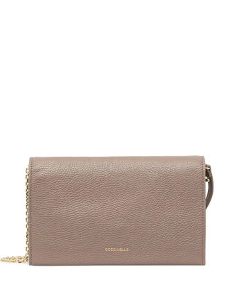 Coccinelle small chain-strap cross body bag - Neutrals
