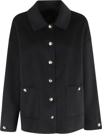 Anine Bing Zwarte Luca Jas met Lange Mouwen - Dames - Zomerjassen - Zwart - S - Jassen