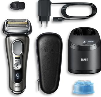 Braun Series 9 Pro 9485cc M&aacute;quina De Afeitar De L&aacute;minas Recortadora Negro, Plata