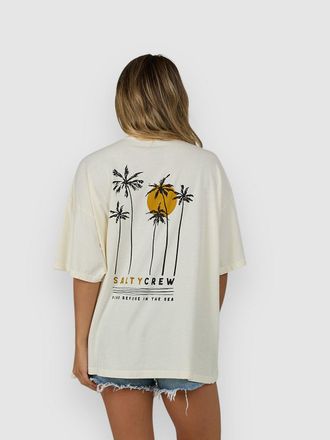 Salty Crew Palm Set Cover Up Camiseta blanco