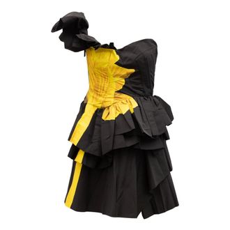 Alexander McQueen Jurken - Dames - Jurken - Zwart - Maat: XS Poliester