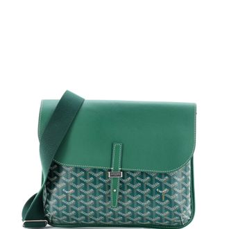 Goyard Coursier Messenger Bag Coated Canvas and Leather