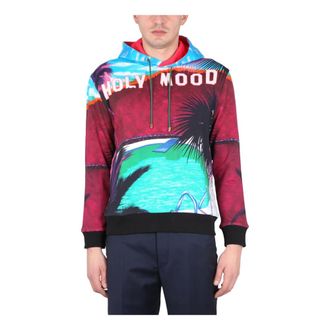 Etro Felpa Cappuccio Over - male - Etro - Hoodies - Multicolor - S - Sweatshirts & Hoodies