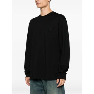 Wooyoungmi Logo-Detailed Crew Neck Sweater - Black