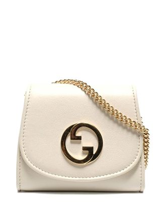 Gucci Borsa a tracolla Blondie media con placca logo 2015-2025 - Toni neutri