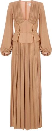 Elisabetta Franchi Mujer, Vestidos, Beige, Talla: M