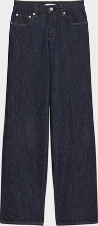 Helmut Lang Wardrobe Relaxed Straight-Leg Denim Jeans