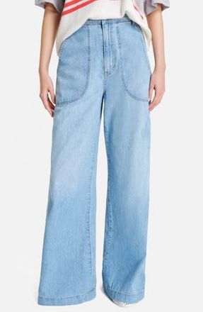 TWP Mecox Beach Wide Leg Jeans in Vintage Wash at Nordstrom Rack, Size 25