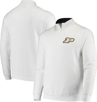 Colosseum Mens Colosseum White Purdue Boilermakers Tortugas Logo Quarter-Zip Jacket at Nordstrom, Size Xxx-Large