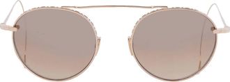 Mr. Leight REI S Smokey Round Sunglasses ML4007 12KWG/SMKY 49