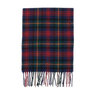 Polo Ralph Lauren Patchwork Plaid Sjaal van Wolmix - Heren - Wintersjaals - Veelkleurig - ONE Size - Wol - Accessoires
