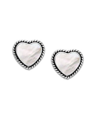 Samuel B. Silver Mother-Of-Pearl Earrings