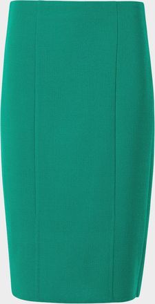 Akris Wool Crepe Pencil Skirt
