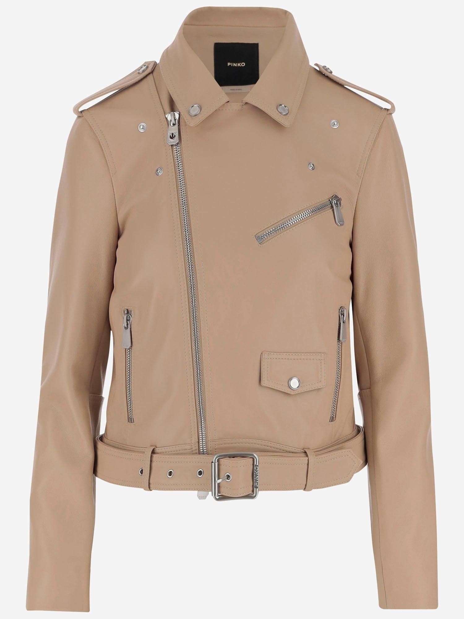 Pinko Leather Jackets: sale up to −69% | Stylight