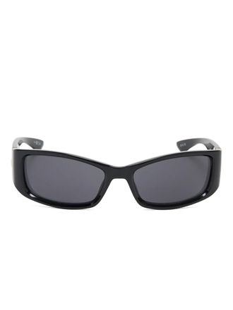 Le Specs Du Jour rectangle-frame sunglasses - Black