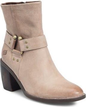 B&oslash;rn Dakota Bootie in Taupe Leather at Nordstrom Rack, Size 6.5
